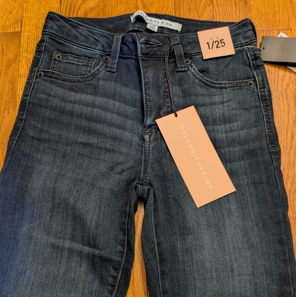 Celebrity Pink Dark Wash Jeans